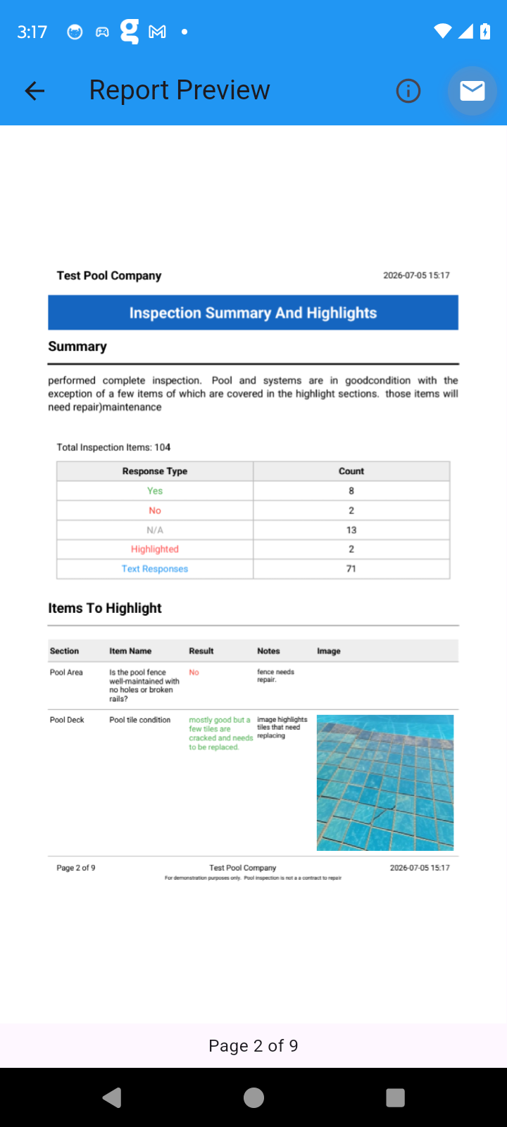 Report Preview - Summary and Highlights