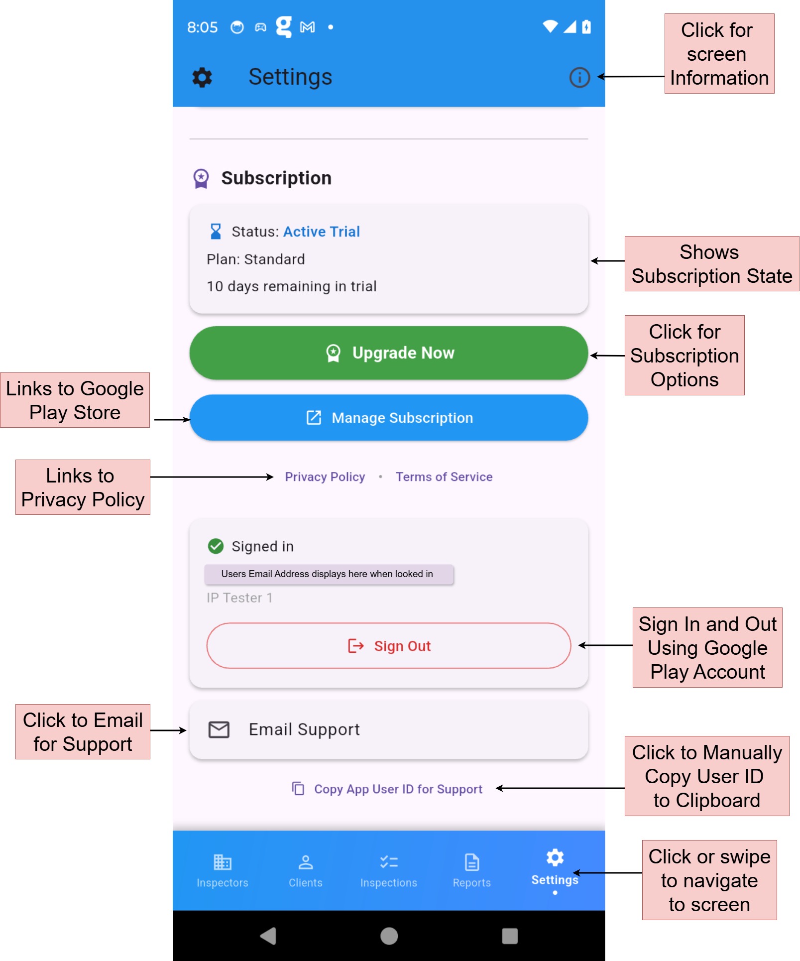 Settings Screen - Part 2